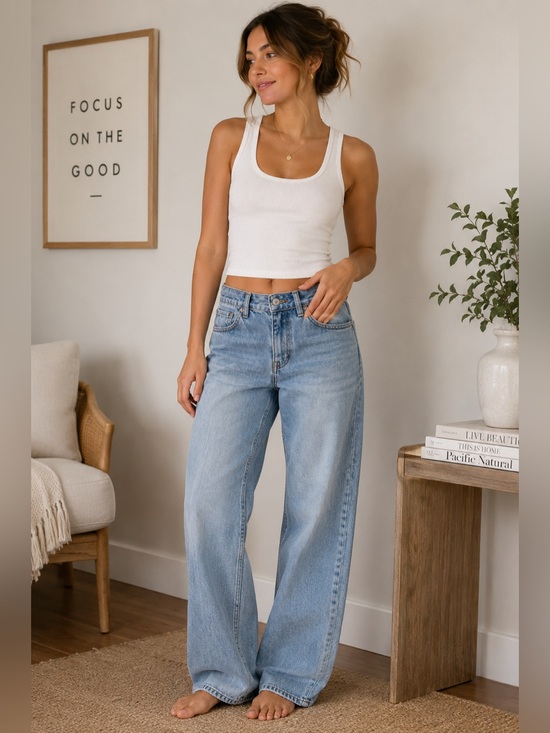 Abercrombie & Fitch Denim - Abercrombie & Fitch The 90’s Relaxed Jean High Rise Light Wash Denim Size 31”